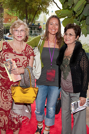 Filmmaker Deja Bernhardt, director/producer/writer of Guerrilla Midwife, with her mother and grandmother