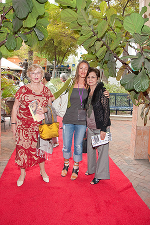 Filmmaker Deja Bernhardt, director/producer/writer of Guerrilla Midwife, with her mother and grandmother