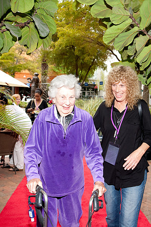 Dr. Mary Elmendorf with filmmaker Diane Mason (Bullfrogs on My Mind)